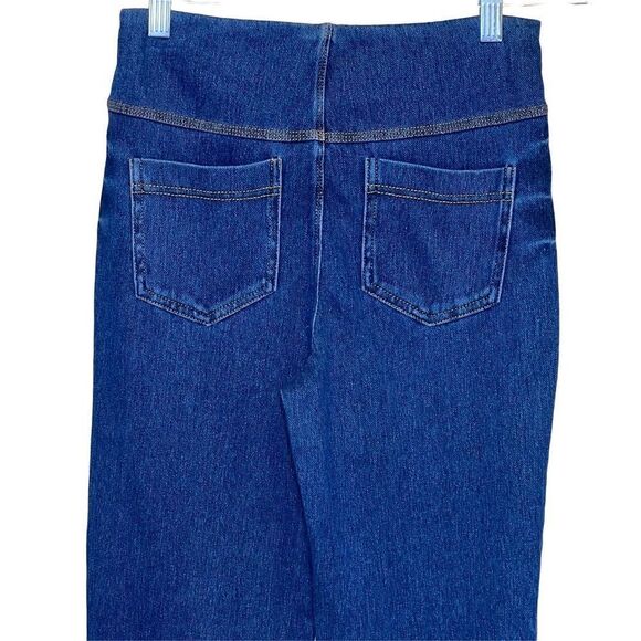 Lysse medium wash straight leg pull on jeans size S - Picture 11 of 16